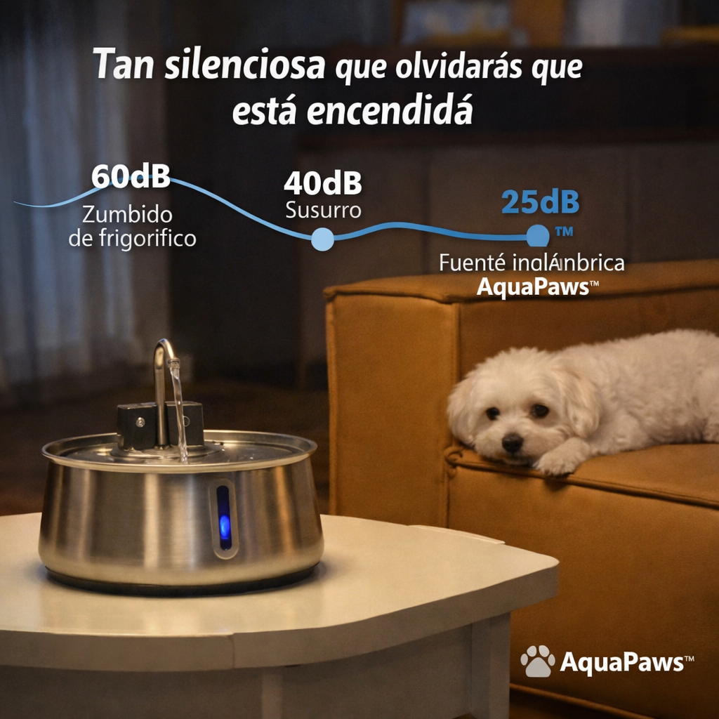 Fuente Inalámbrica AquaPaws
